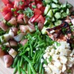 salmon salad platter