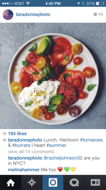 Dinner: A Love Story This Week in Insta-Inspiration